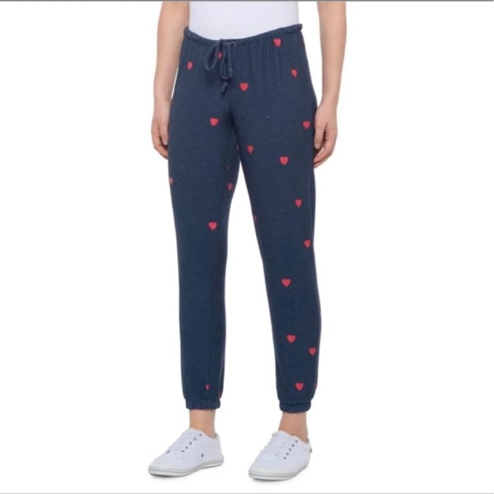 MOVING SALE Navy hearts Chaser jogger